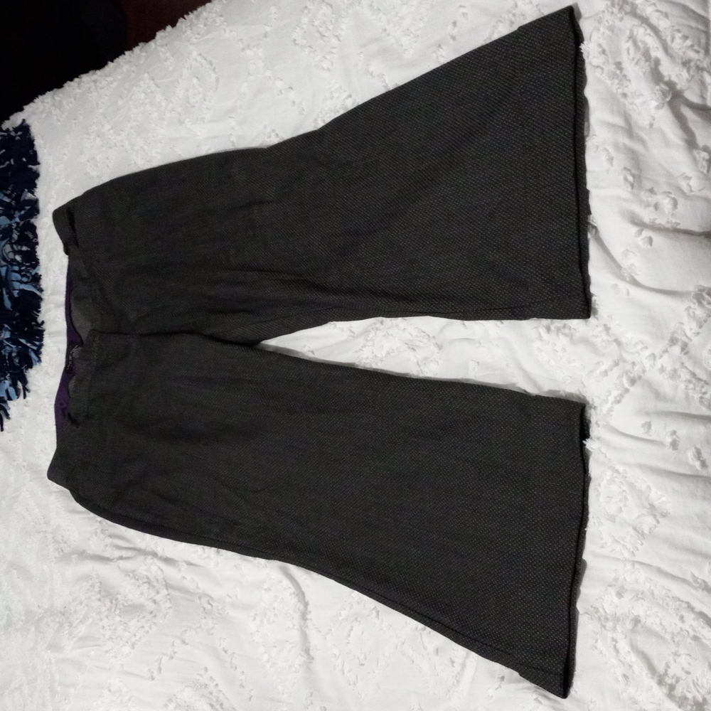 Women's Lane Bryant cuffed wide leg dress pants